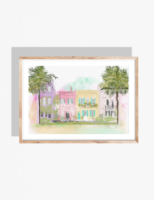 RAINBOW ROW - Art Print