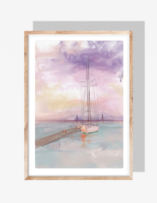 SHEM CREEK - Art Print