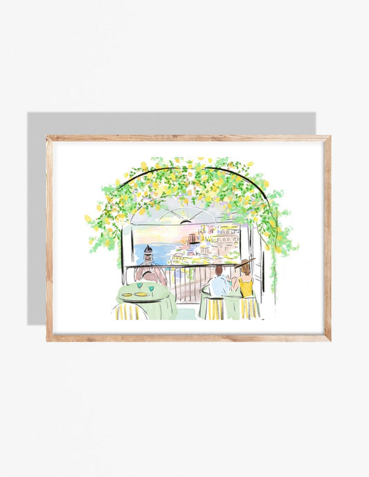 SORRENTO DINNER - Art Print