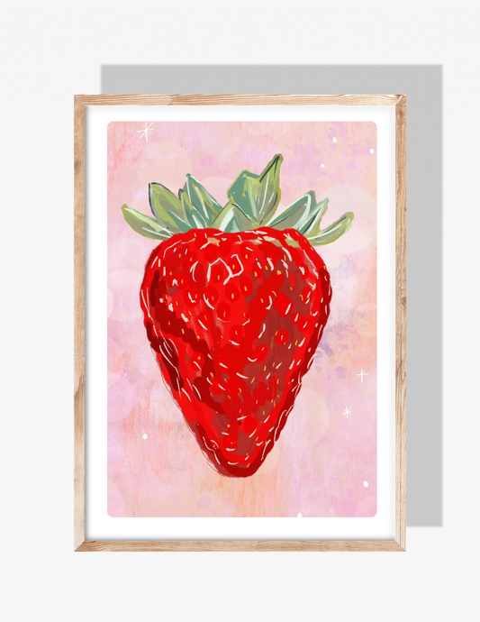STRAWBERRY - Art Print