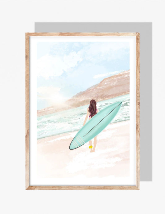 SURFSIDE SERENITY - Art Print
