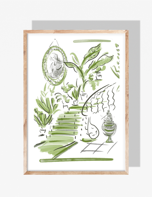 TUSCANY ENTRYWAY - Art Print