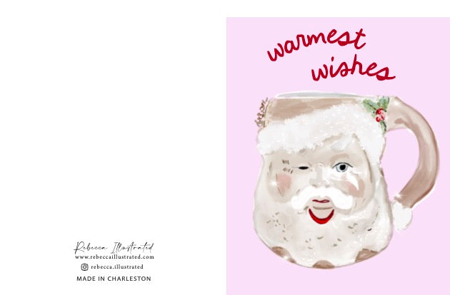 WARMEST WISHES - Note Card
