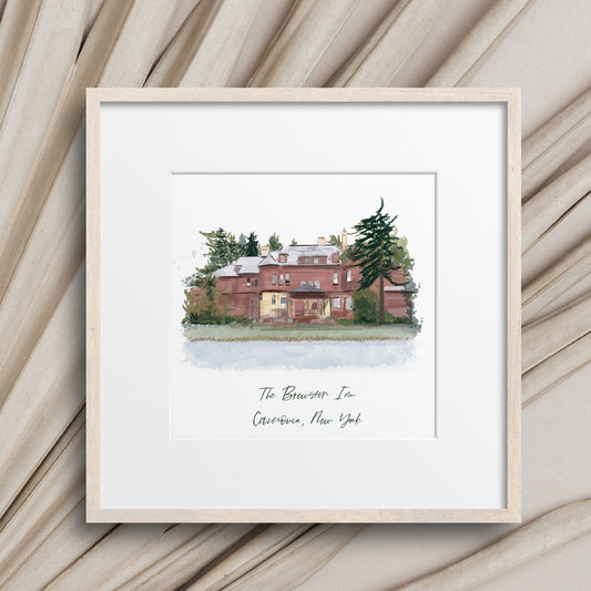 THE BREWSTER INN, NY - Art Print