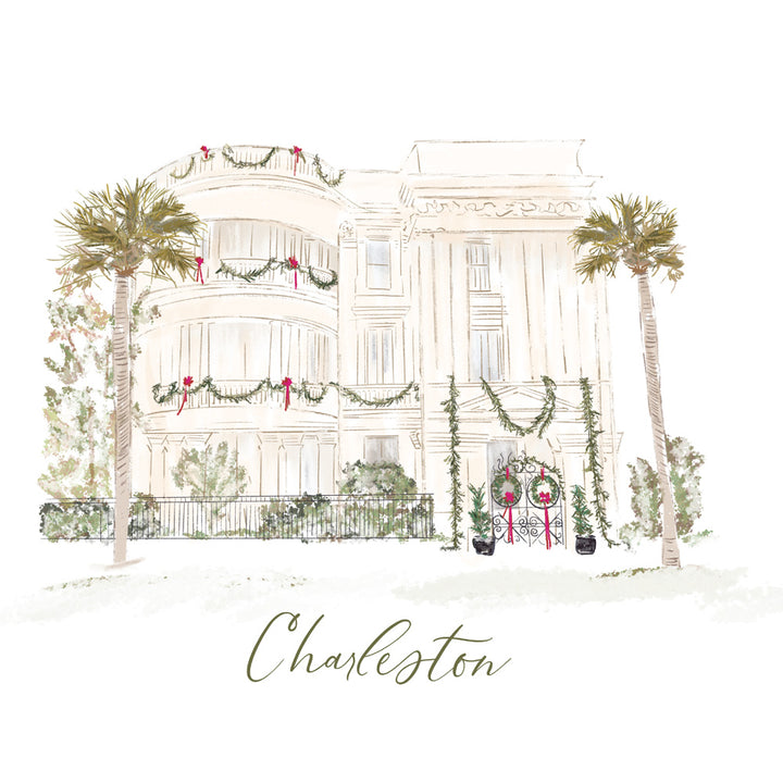 CHARLESTON CHRISTMAS - Note Card