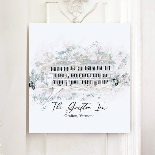 THE GRAFTON INN, VT - Art Print