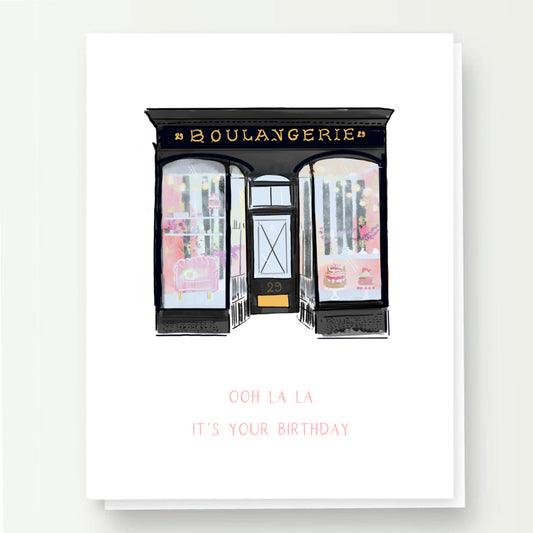 OOH LA LA, IT'S YOUR BIRTHDAY - Note Card