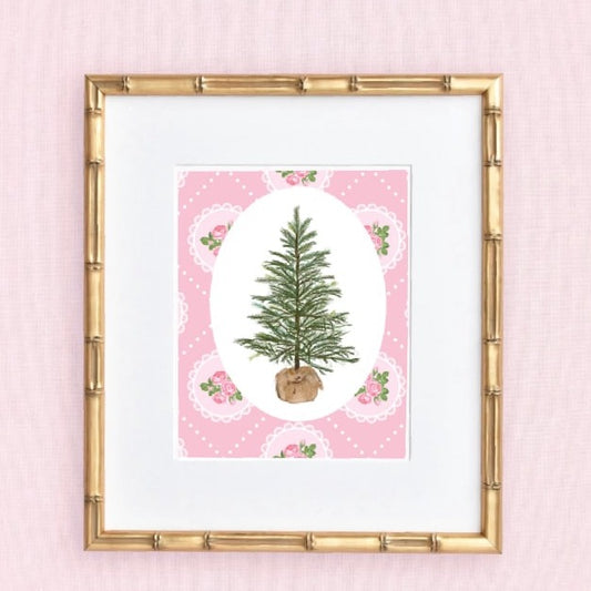 SIMPLE CHRISTMAS TREE - Art Print