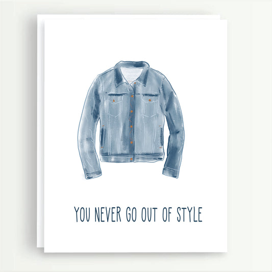 GOOD JEANS - Note Card